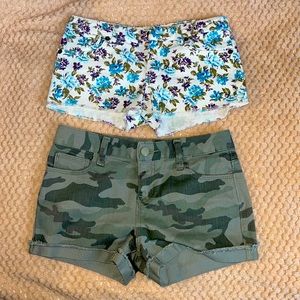 Set of 2 girls shorts